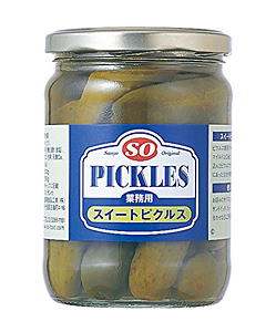 【貨物輸送無料】★まとめ買い★ S=O スイートピクルス 瓶入 550g ×12個【イージャパンモール】