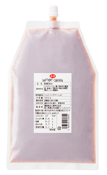 【貨物輸送無料】★まとめ買い★ S=O レッドハラペーニョレリッシュ  360g ×12個【イージャパンモール】