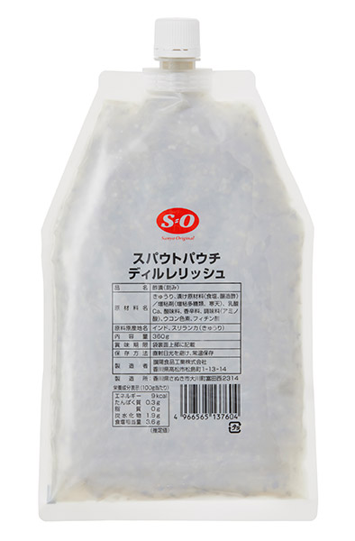 ★まとめ買い★ Ｓ＝Ｏ スパウトパウチディルレリッシュ  360g ×12個【イージャパンモール】
