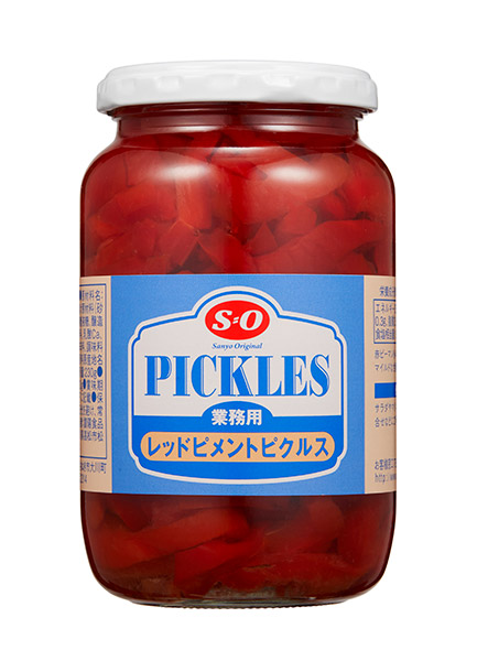 【送料無料】★まとめ買い★　Ｓ＝Ｏ　レッドピメントピクルス　　 390g　×12個【イージャパンモール】