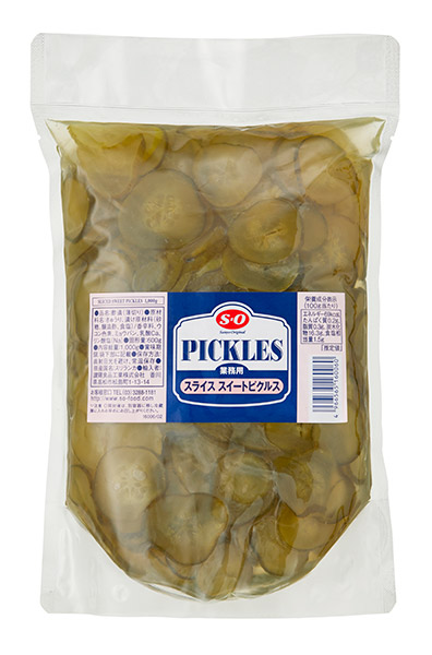 ★まとめ買い★　Ｓ＝Ｏ　スライススイートピクルス  1kg　×12個【イージャパンモール】