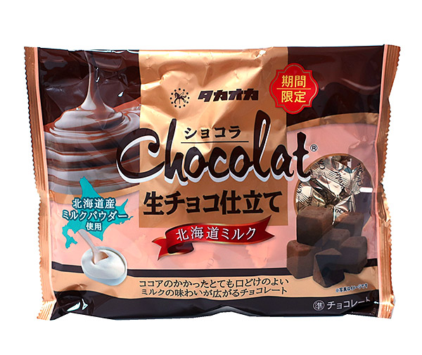 【送料無料】★まとめ買い★　高岡食品　ショコラ生チョコ仕立て　北海道ミルク　期間限定　125ｇ　×12個【イージャパンモール】