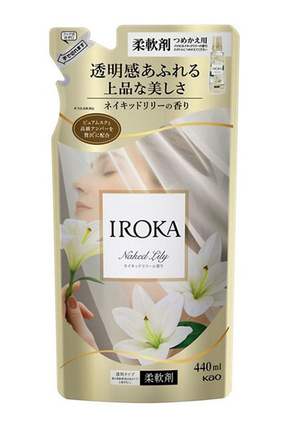 ★まとめ買い★　花王　IROKA　ネイキッドリリー　つめかえ用　440ｍｌ　×15個【イージャパンモール】