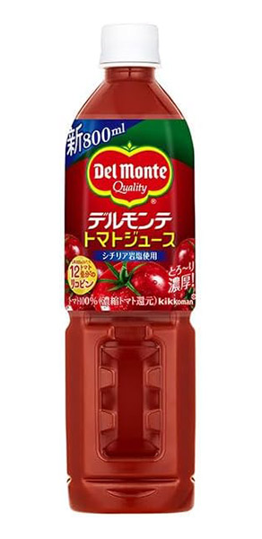 【送料無料】★まとめ買い★　キッコーマン　デルモンテ 　トマトジュース　８００ｍｌ　×15個【イージャパンモール】の通販は 4,675円
