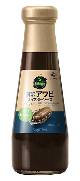 【送料無料】★まとめ買い★　ＣＪ　bibigo 贅沢アワビオイスターソース　220ｇ　×15個【イージャパンモール】