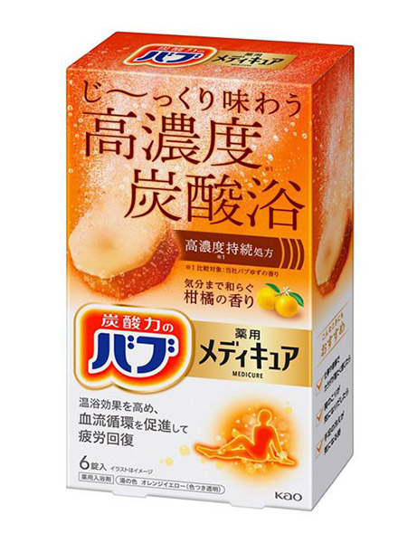 ★まとめ買い★　花王　バブ　メディキュア　柑橘の香り　６錠入　×16個【イージャパンモール】