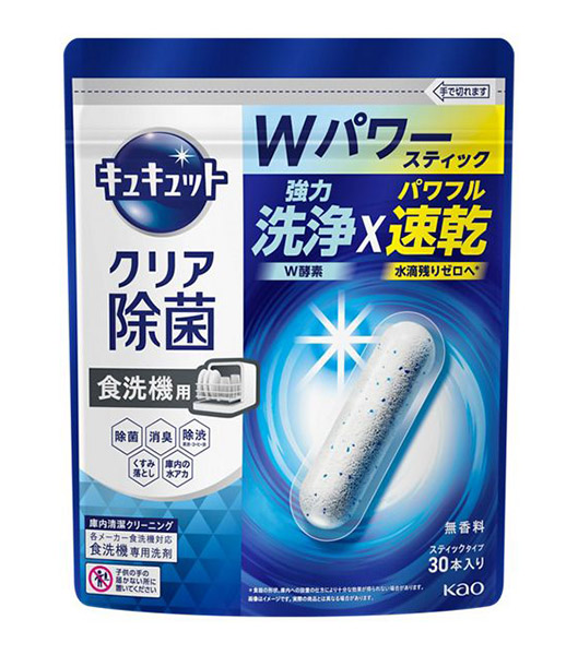 ★まとめ買い★　キュキュットクリア除菌（食器洗い乾燥機専用）スティックタイプ　３０本入　231ｇ　×16個【イージャパン... 11,844円