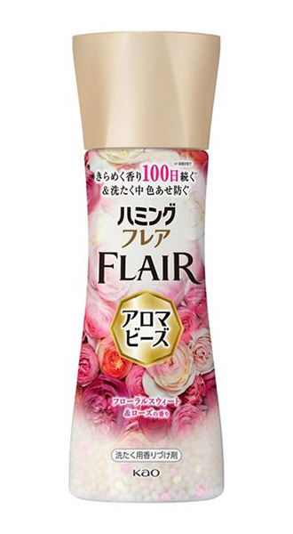 【送料無料】★まとめ買い★　花王　ハミングフレア　アロマビーズ　フローラルスウィート＆ローズ本体　２６０ｇ　×18個【イ...