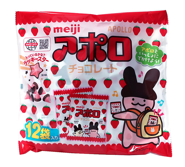 【送料無料】★まとめ買い★　明治　アポロ袋　12袋　×18個【イージャパンモール】