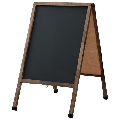 アンティークA型ブラックボード　Mサイズ　W490×D650×H855mm　1枚