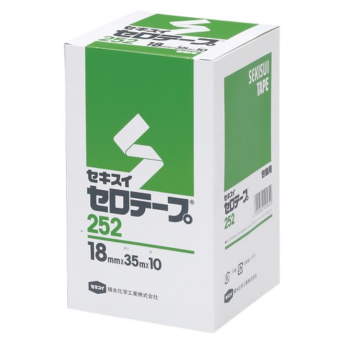 ★まとめ買い★積水化学　セロテープ#252N箱入18mmx35m　C10BX03　18*35　ハコイリ　×20個【返品・...