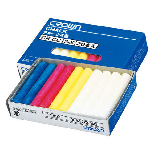 ★まとめ買い★クラウン　チョーク20本入　色込　CR-CC12-X　×20個【返品・交換・キャンセル不可】【イージャパン...