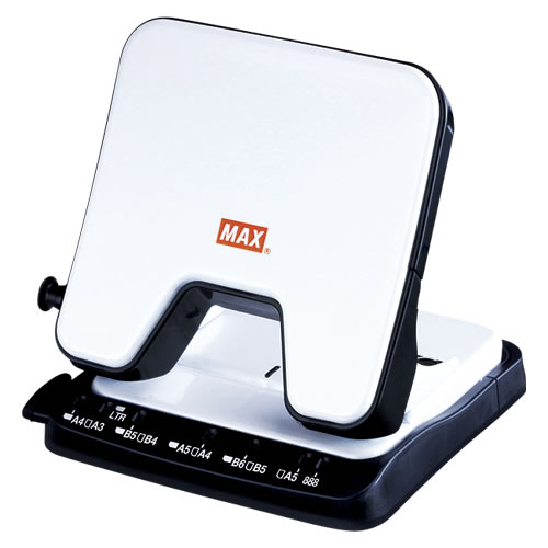 ★まとめ買い★マックス　軽あけパンチ　SCOOVA　ホワイト　DP-35T/W　×20個【返品・交換・キャンセル不可】【...
