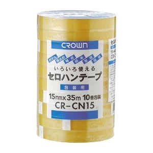 ★まとめ買い★クラウン　クラウンセロテープ15mm35m10巻　CR-CN15　×20個【返品・交換・キャンセル不可】【...