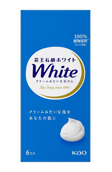 【送料無料】★まとめ買い★　花王石鹸ホワイト　普通サイズ　６コ箱　510ｇ　×20個【イージャパンモール】