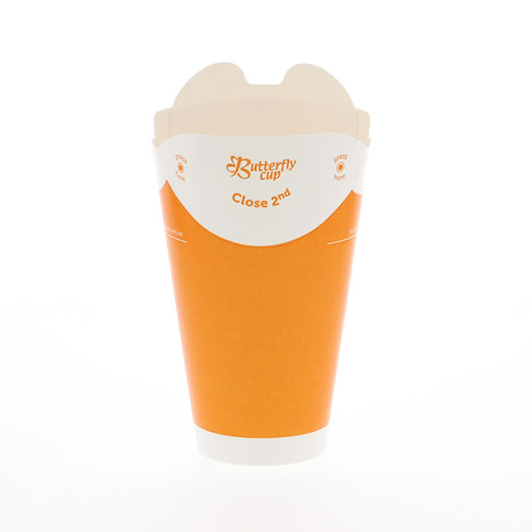 バタフライカップ１２オンスコールドシングルオレンジ　２０束（８００個）【イージャパンモール】の通販は