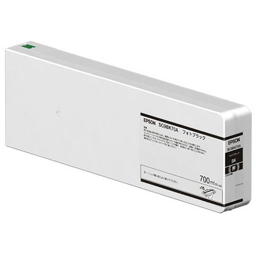 インクカートリッジ　フォトブラック　700mL　SC9BK70A　1個