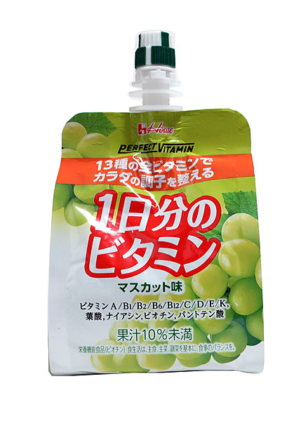 【送料無料】★まとめ買い★　ハウスウェルネスフーズ　1日分のビタミンマスカット　１８０ｇ　×24個【イージャパンモール】の通販は 5,183円