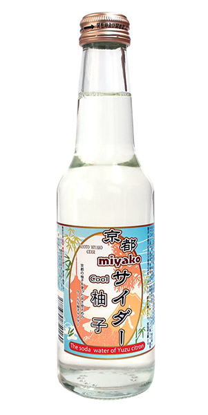 ★まとめ買い★　柑橘館：河田商店　京都miyakoサイダーCool柚子　２５０ｍｌ　×24個【イージャパンモール】の通販は