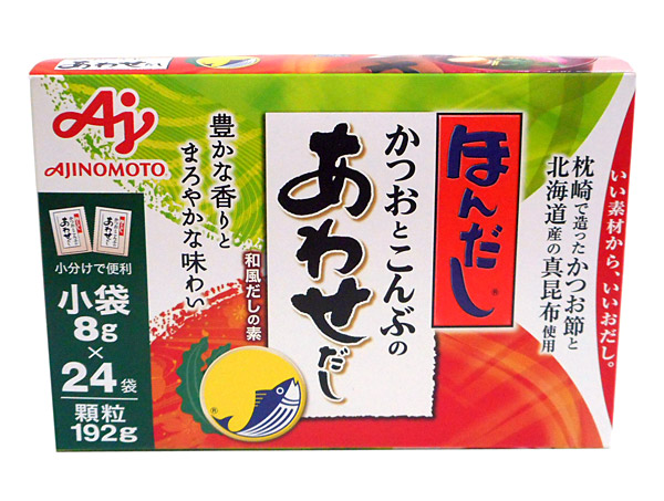 【送料無料】★まとめ買い★　味の素　ほんだしあわせだし　ＡＫ?２４　１９２ｇ　×24個【イージャパンモール】