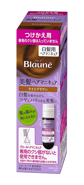 ★まとめ買い★　ブローネ美髪ヘアマニキュア　ライトブラウン　付替用　７２ｇ　×24個【イージャパンモール】