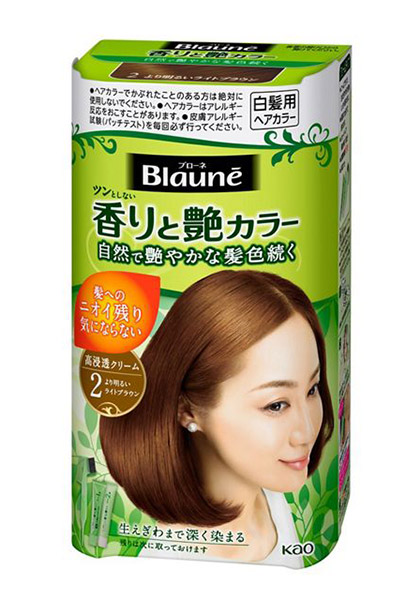 【送料無料】★まとめ買い★　花王　ブローネ　香りと艶カラー　クリーム　２　より明るいライトブラウン　80ｇ　×24個【イ...