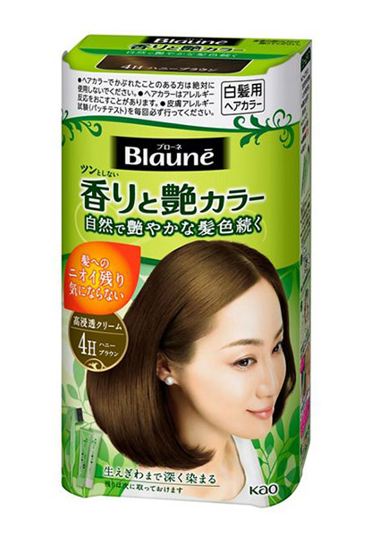 ★まとめ買い★　花王　ブローネ　香りと艶カラー　クリーム　４Ｈ　ハニーブラウン　80ｇ　×24個【イージャパンモール】
