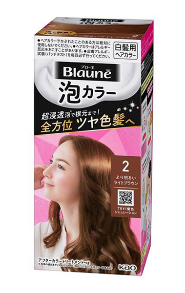【送料無料】★まとめ買い★　花王　ブローネ泡カラー　２　より明るいライトブラウン　108ｍｌ　×24個【イージャパンモール】