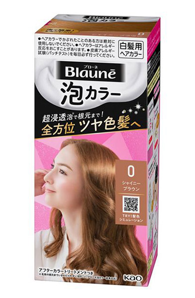 ★まとめ買い★　花王　ブローネ泡カラー　０　シャイニーブラウン　108ｍｌ　×24個【イージャパンモール】