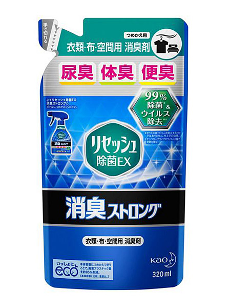 ★まとめ買い★　リセッシュ　除菌ＥＸ　消臭ストロング　つめかえ用　３２０ｍｌ　×24個【イージャパンモール】