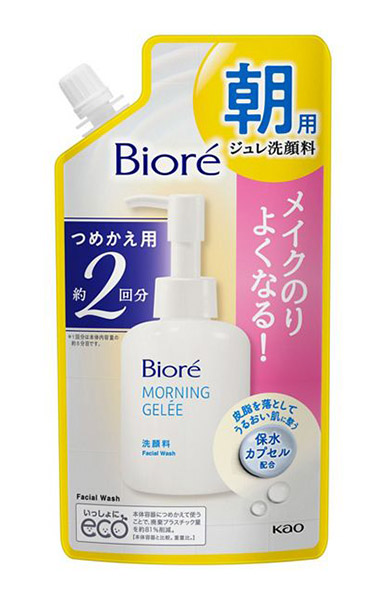 【送料無料】★まとめ買い★　花王　ビオレ　朝用ジュレ洗顔料　つめかえ用２回分　160ｍｌ　×24個【イージャパンモール】