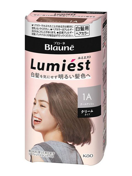 【送料無料】★まとめ買い★　花王　ブローネ　ルミエスト　ヘアカラー　１Ａ　クールアッシュ　108ｇ　×24個【イージャパ...