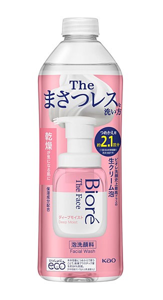 ★まとめ買い★　ビオレ　ザフェイス　泡洗顔料　ディープモイスト詰替　３４０ｍｌ　×24個【イージャパンモール】