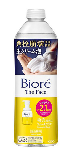 ★まとめ買い★　ビオレ　ザフェイス　泡洗顔料　スムースクリア　つめかえ用　340ｍｌ　×24個【イージャパンモール】