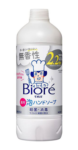 ★まとめ買い★　ビオレｕ　泡ハンドソープ　無香性　つめかえ用　430ｍｌ　×24個【イージャパンモール】