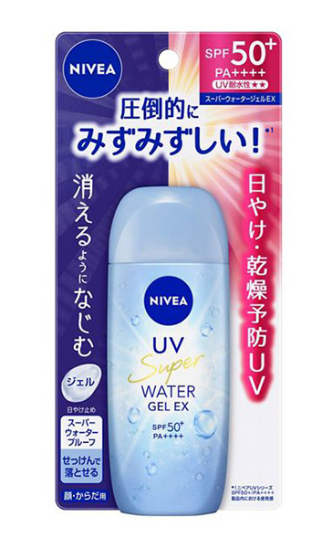 ★まとめ買い★　花王　ニベアＵＶ　ウォータージェルEX　80ｇ　×24個【イージャパンモール】