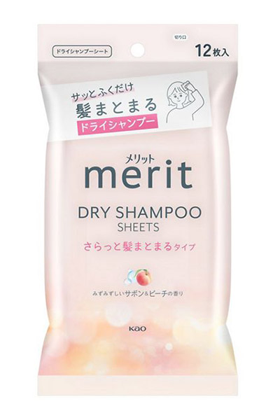 ★まとめ買い★　メリット　ドライシャンプーシート　さらっと髪まとまるタイプ　12枚　×24個【イージャパンモール】
