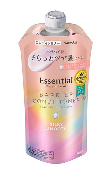 【送料無料】★まとめ買い★　エッセンシャル　プレミアムうるおいバリアコンディショナーシルキー＆スムース詰替340ｍｌ　×...の通販は
