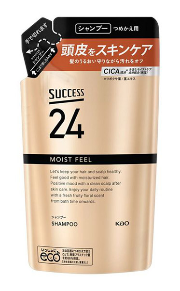 【送料無料】★まとめ買い★　サクセス２４　モイストフィールシャンプー　つめかえ用　３２０ｍｌ　×24個【イージャパンモール】