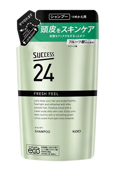 ★まとめ買い★　サクセス２４　フレッシュフィールシャンプー　つめかえ用　320ml　×24個【イージャパンモール】