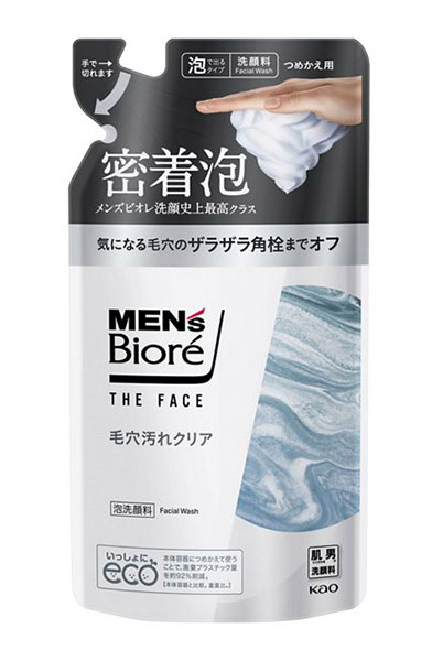 ★まとめ買い★　メンズビオレ　ザ・フェイス　毛穴汚れクリア　つめかえ用　170ｍｌ　×24個【イージャパンモール】