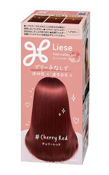 ★まとめ買い★　花王　リーゼ　ティントカラージェル　チェリーレッド　191ｍｌ　×24個【イージャパンモール】