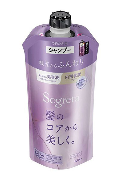 ★まとめ買い★　セグレタ　シャンプー　根元からふんわり　つめかえ用　340ｍｌ　×24個【イージャパンモール】