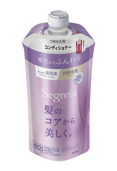 ★まとめ買い★　セグレタ　コンディショナー　根元からふんわり　つめかえ用　340ｍｌ　×24個【イージャパンモール】