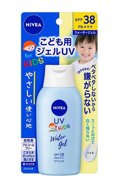 【送料無料】★まとめ買い★　花王　ニベアＵＶ　ウォータージェルこども用　ＳＰＦ３８　120ｇ　×24個【イージャパンモール】