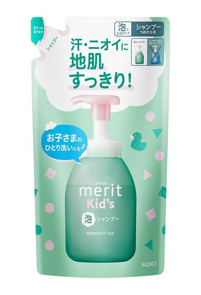 【送料無料】★まとめ買い★　花王　メリットキッズ　泡で出てくるシャンプー　つめかえ用　２７０ｍｌ　×24個【イージャパン...