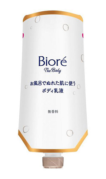 【送料無料】★まとめ買い★　ビオレ　ザボディお風呂でぬれた肌に使うボディ乳液　肌すべすべ無香料つりさげパック　285ｍｌ...