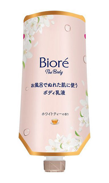 【送料無料】★まとめ買い★　ビオレお風呂でぬれた肌に使うボディ乳液　肌しっとりホワイトティーつりさげパック　285ml　...