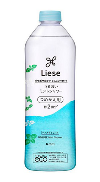 ★まとめ買い★　花王　リーゼ　うるおいミントシャワー　つめかえ用　340ｍｌ　×24個【イージャパンモール】
