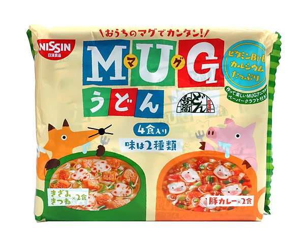 【送料無料】★まとめ買い★　日清食品　マグヌードルうどん　４Ｐ　９４ｇ　×24個【イージャパンモール】の通販は